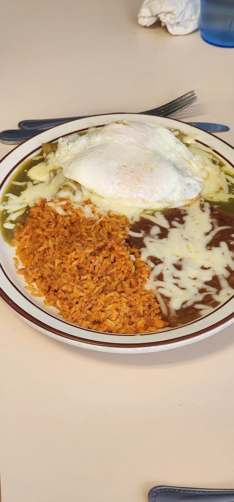 Carnes Verde Con Huevos Revueltos